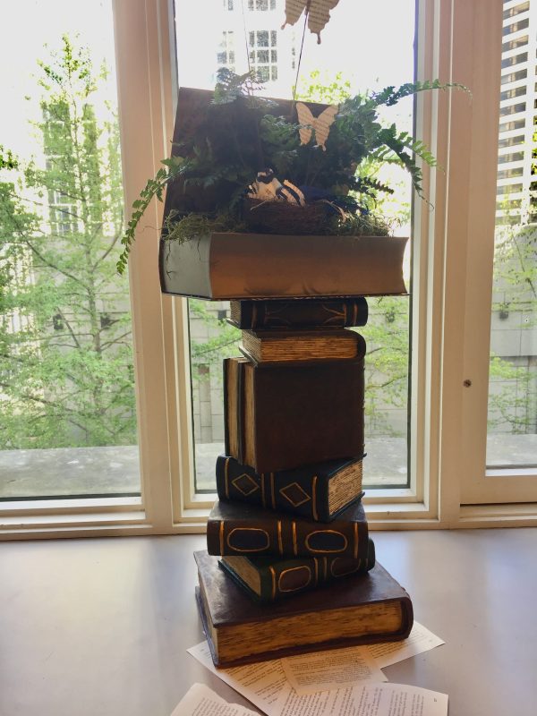 Book Stack Statue | Make a Scene