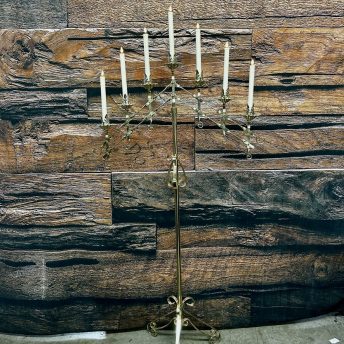 Candelabra - Floor Standing - Brass