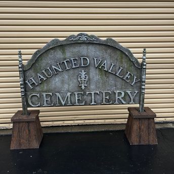 Cemetery Sign