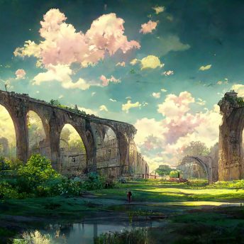 Backdrop - Wide - Fantasy Aqueduct