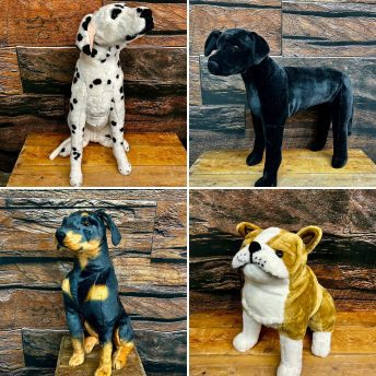 Dog - Plush - assorted large