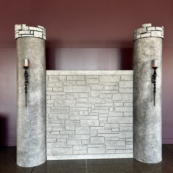 Stone Wall with Towers