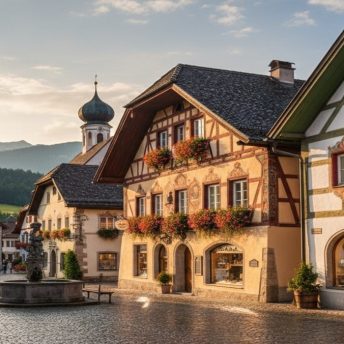 Backdrop - Wide - Bavarian Street - 20x8