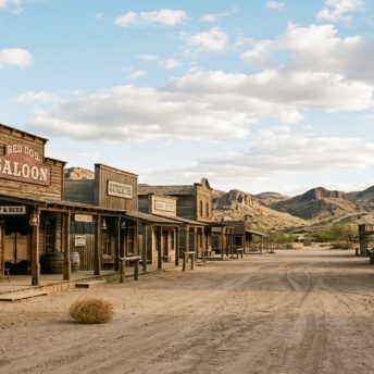 Backdrop - Wide - Western Town