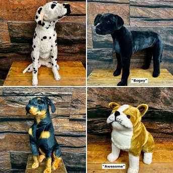 Dog - Plush - assorted large