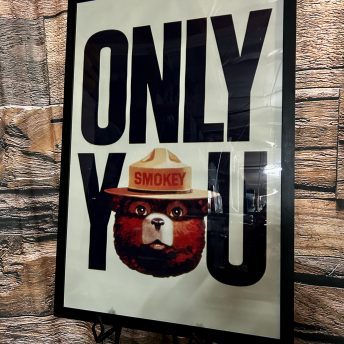 Framed Poster - Smokey Bear