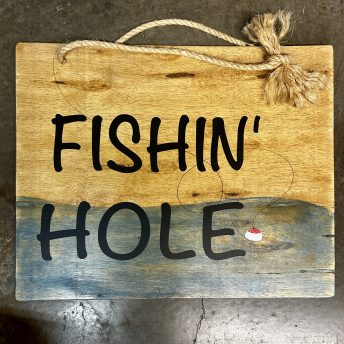 Sign - Fishin' Hole 2