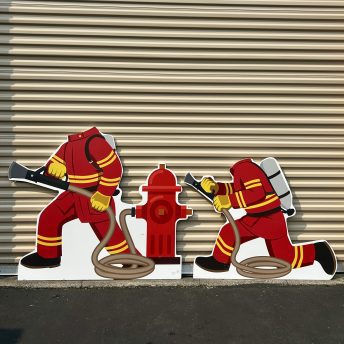 Firefighter Standee