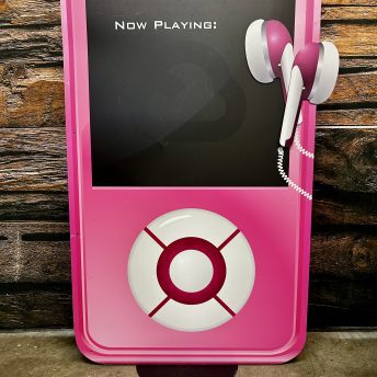 MP3 Player Standee