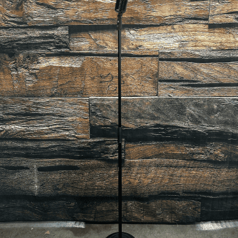 Microphone - Floor Standing - Retro Black