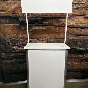 Retail Kiosk - White