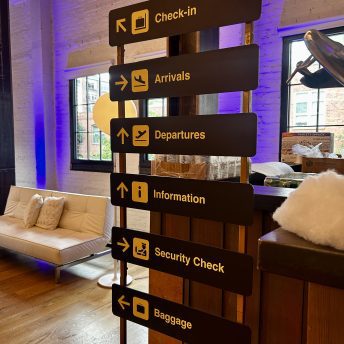 Directional Sign - Airport